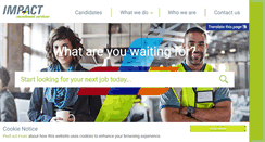Desktop Screenshot of impactrecruitment.co.uk